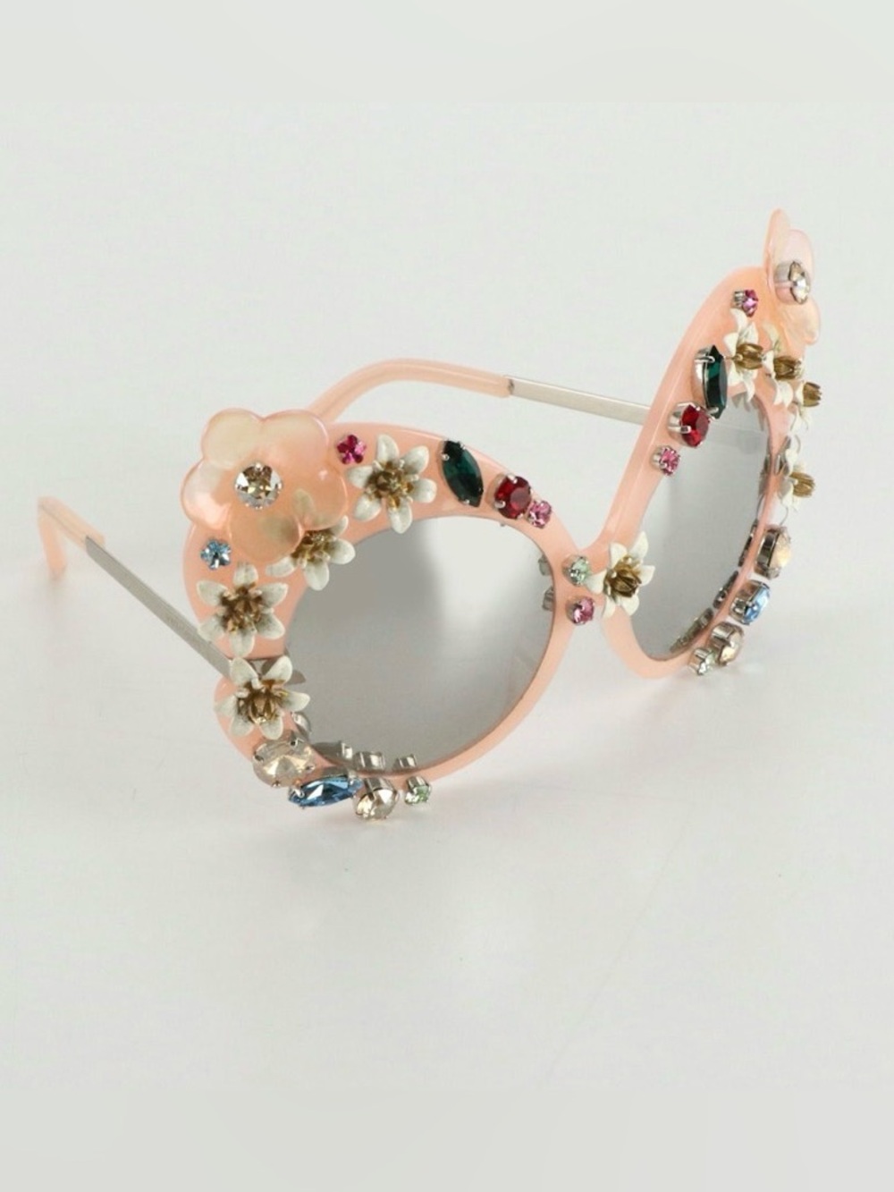 Dolce & Gabbana DG4292 Floral Appliqué & Embellished Butterfly Sunglasses W Case - Picture 8 of 8